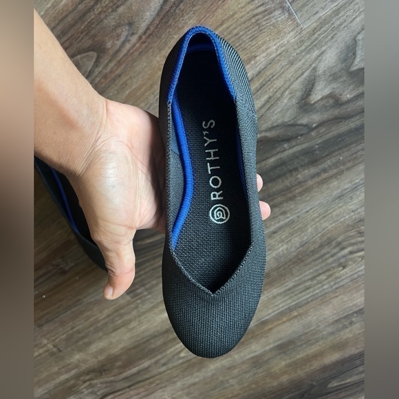 Rothy's The Flat Round Toe Shoe in Black - Picture 6 of 10